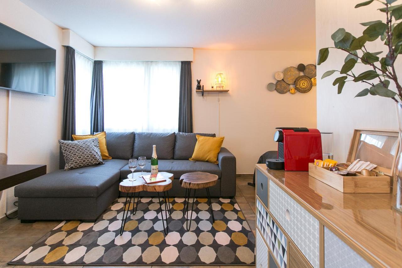 Spirit Apartments - Studio 2 - Kueche - Parkplatz Энгельберг Экстерьер фото