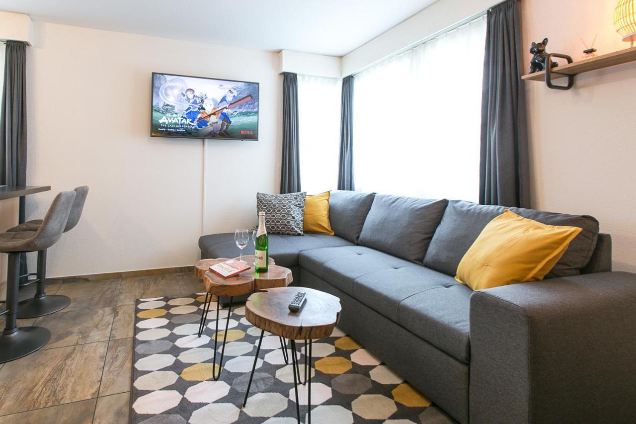 Spirit Apartments - Studio 2 - Kueche - Parkplatz Энгельберг Экстерьер фото