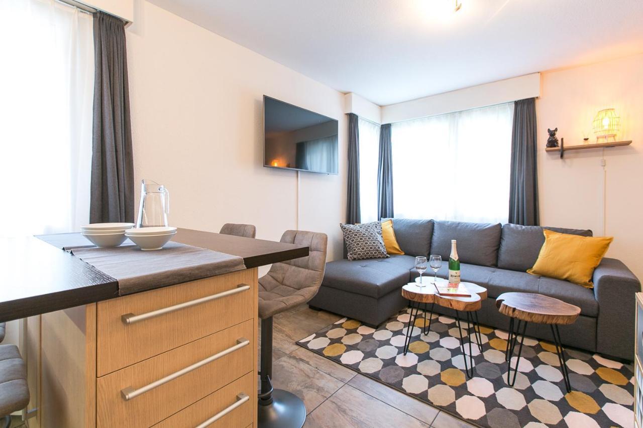 Spirit Apartments - Studio 2 - Kueche - Parkplatz Энгельберг Экстерьер фото